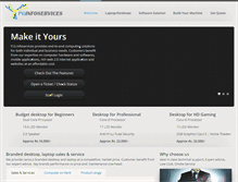 Tablet Screenshot of pginfoservices.com